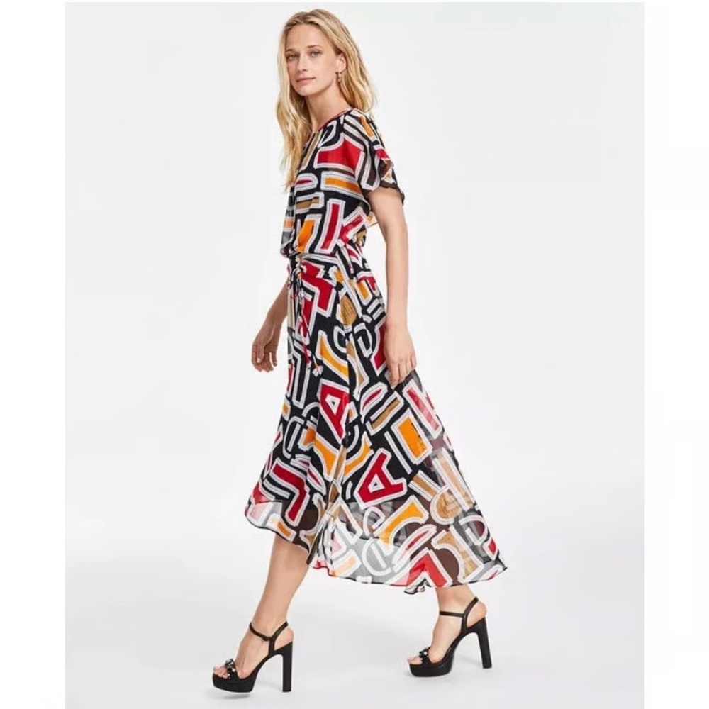Karl Lagerfeld Maxi Dress Size 2 NWT $158 Flowy Timeless Dress Resort Wear